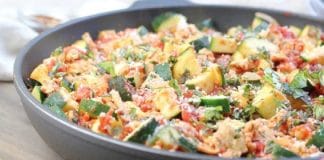 Low Carb Turkey Zucchini Skillet Recipe low carb turkey and zucchini