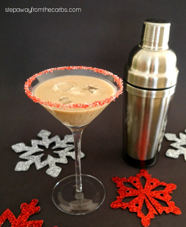 low carb chocolate peppermint cocktail