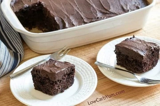 low carb chocolate cake recipe