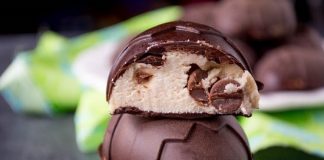 Low Carb Cookie Dough Easter Eggs low carb cookie dough Easter eggs