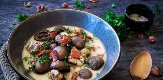 Keto Chicken Casserole with Mushrooms (Slow Cooker Recipe) keto chicken casserole