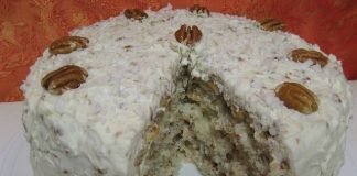 Keto Coconut Cake with Pecans keto coconut cake