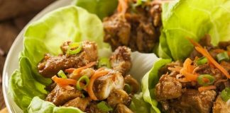 Keto Lettuce Wraps with Chicken or Turkey keto lettuce wraps