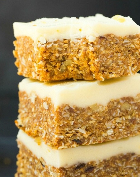 low carb carrot cake bars 