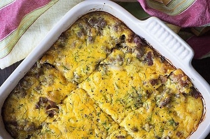 Low carb cheeseburger casserole 