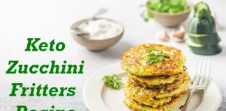 Keto Zucchini Fritters with Goat Cheese and Yogurt Sauce keto zucchini fritters