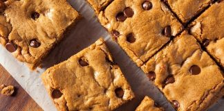 Keto Blondies with Ginger & Chocolate Chips keto blondies