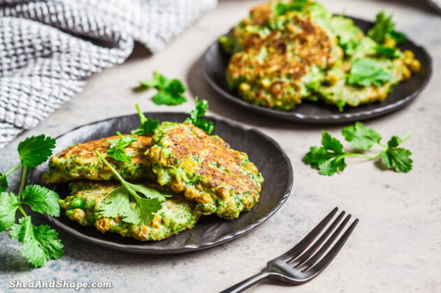 Keto Broccoli Fritters - Low Carb Indian Recipe - Shed And Shape