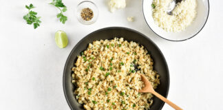 Cauliflower Fried Rice Recipe – Low Carb cauliflower fried rice recipe