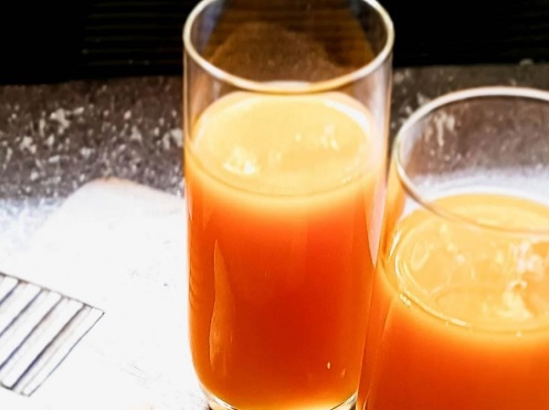 keto carrot and ginger juice