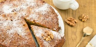 Walnut Coffee Cake: Low Carb & Keto walnut coffee cake