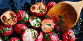 Roasted Radishes Recipe | Low Carb roasted radishes recipe