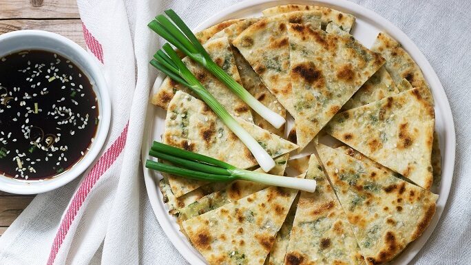 Sesame Bread with Scallions | Low Carb Recipe scallion sesame bread