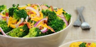 Low Carb Bacon Broccoli Salad low carb broccoli and bacon salad