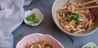 Sweet and Spicy Noodles | Low Carb & Keto sweet and spicy noodles, keto recipe