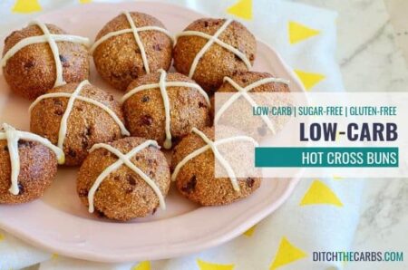low carb hot cross buns
